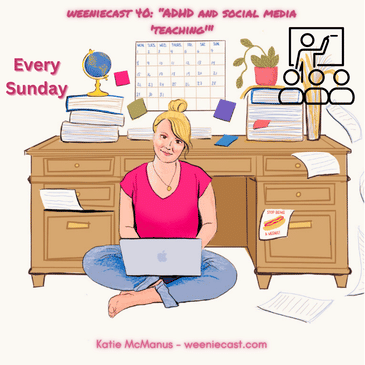 40: ADHD Social Media 'teaching': how to balance teaching and gatekeeping for your growth!