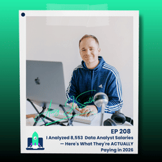 208: I Analyzed 8,553 Data Analyst Salaries — Here's What They're ACTUALLY Paying in 2026