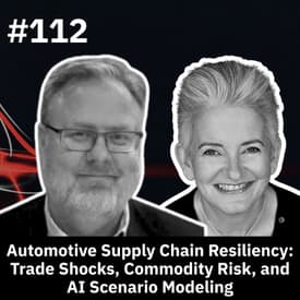 Automotive Supply Chain Resiliency: Trade Shocks, Commodity Risk, and AI Scenario Modeling