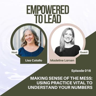 Making Sense of the Mess: Using Practice Vital to Understand Your Numbers with Madeline Larsen