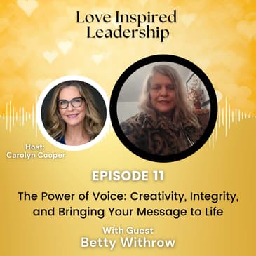 The Power of Voice: Creativity, Integrity, and Bringing Your Message to Life