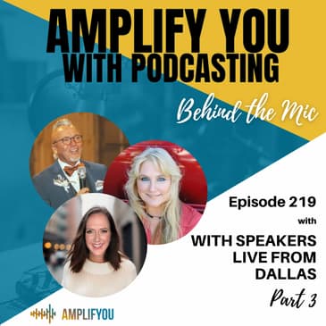 Behind The Mic With Speakers Live From Dallas Part 3