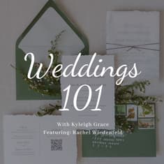 Save the Dates, Invitations, and Day Of Stationery: Expert Tips from Rachel Wiedenfeld | | #Wedding Stationary Artist Highlight Ep. 024