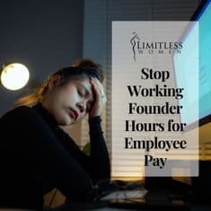 Stop Working Founder Hours for Employee Pay