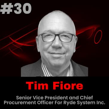 Meet Tim Fiore – Chief Procurement Officer For Ryder System,Inc. and Chair for the Institute for Supply Management’s (ISM®) Manufacturing Business Survey Committee (PMI®).