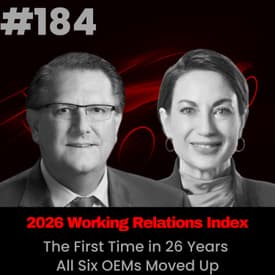 2026 Working Relations Index — The First Time in 26 Years All Six OEMs Moved Up