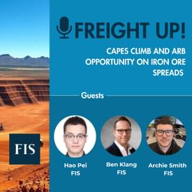 Capes Climb and Arb opportunity on Iron Ore Spreads