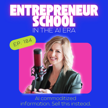 AI commoditized information. Sell this instead.
