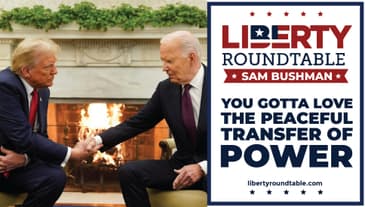 You gotta Love The Peaceful Transfer of Power