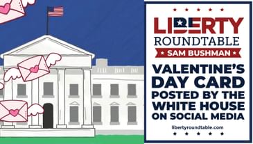 Valentine's Day Card Posted by the White House on Social Media