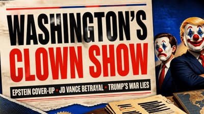 Washington's Clown Show: Epstein Cover-Up, JD Vance Betrayal, and Trump's War Lies | 09-19-26