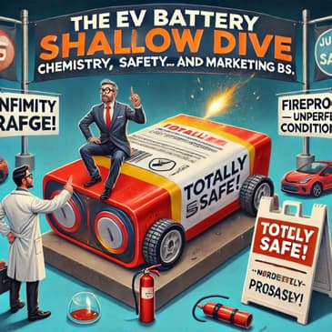 The EV Battery Shallow Dive: Chemistry, Safety, and Marketing BS.