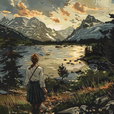 Här skulle man kunna leva, tänker hon