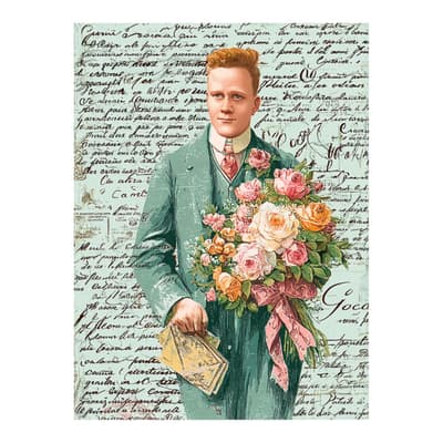 En podcastare talar om sig själv