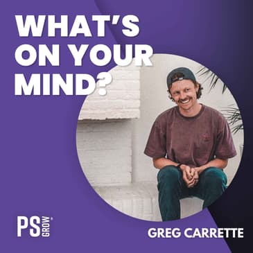 255 Greg Carrette Over Psychedelics En In Het Leven Dien Je Te Jeunen | What's In Your Heart? (Dutch/Nederlands)