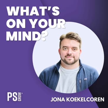 331 Jona Koekelcoren Van Muziek Naar Startup Leven in B2B Saas | What's On Your Mind? (Dutch/Nederlands)