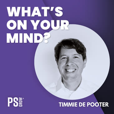 141 Timmie de Pooter About His Leadership Journey As CEO And His Book Bring Yourself To Work | What's On Your Mind?