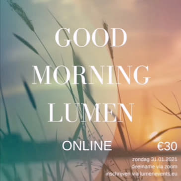 Over wat gaat het event Lumen 31 januari 2021? (Dutch/Nederlands)