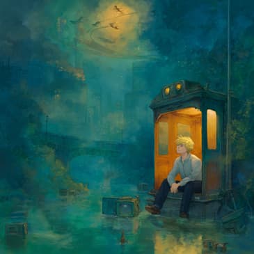 Walking Through Castle Forest at Night