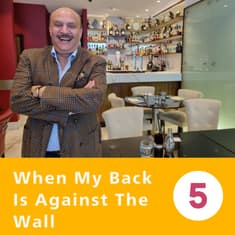 When My Back Is Against The Wall