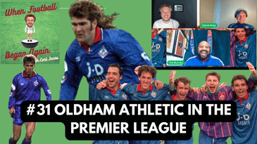 Oldham Athletic in the Premier League with comedians Che Burnley and Stevie Gray
