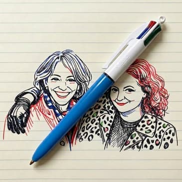The Four-Colour Bic Pen: What goes “click” and is mightier than the sword?