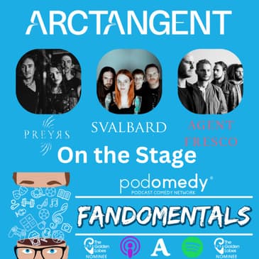 On the Stage at ArcTanGent with Agent Fresco, Svalbard & Preyrs