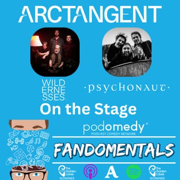 On the Stage at ArcTanGent with Psychonaut & Wildernesses