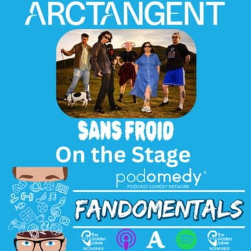 On the Stage at ArcTanGent with Sans Froid