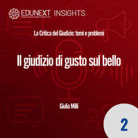 [02] Il giudizio di gusto sul bello