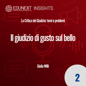 [02] Il giudizio di gusto sul bello