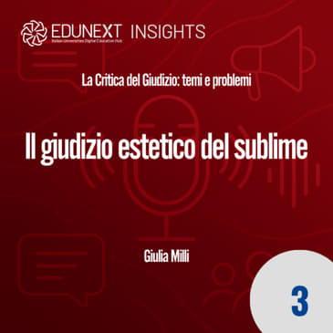 [03] Il giudizio estetico del sublime