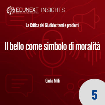 [05] Il bello come simbolo di moralità