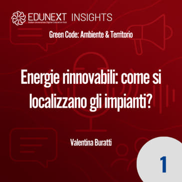 [01] Energie rinnovabili: come si localizzano gli impianti?