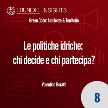 [08] Le politiche idriche: chi decide e chi partecipa?