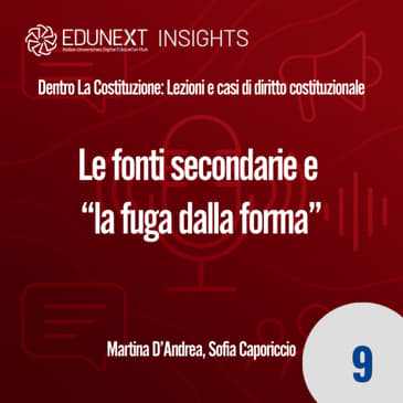 [09] Le fonti secondarie e “la fuga dalla forma”