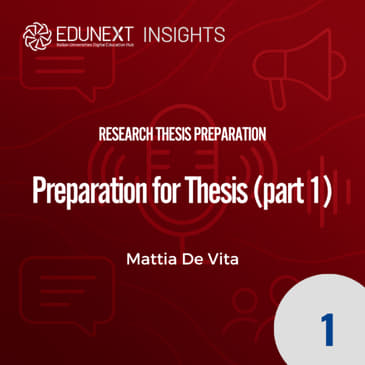 [01] Preparation for Thesis (part 1)