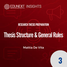 [03] Thesis Structure & General Rules