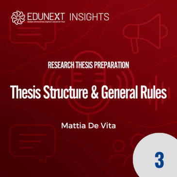 [03] Thesis Structure & General Rules