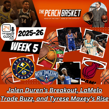 The Shotclock Pod: Jalen Duren’s Breakout, LaMelo Trade Buzz, and Tyrese Maxey’s Rise