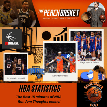 The Shot Clock Pod: Week 3 - NBA Statistics