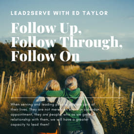 202. Follow Up, Follow Through, Follow On