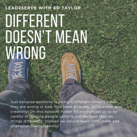 211. Different Doesn't Mean Wrong