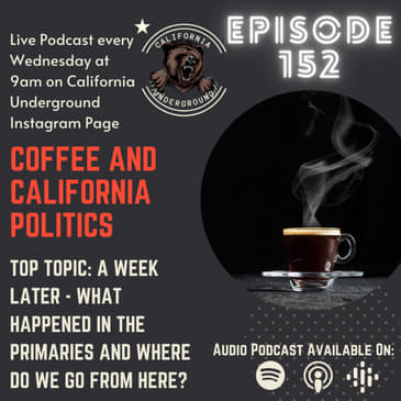 Episode 152 - Reviewing the Results of the Primaries and SF Has Had Enough (Coffee & California Politics)