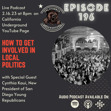 Episode 196 - How to Get Involved in Local Politics (w/ guest Cynthia Kaui)