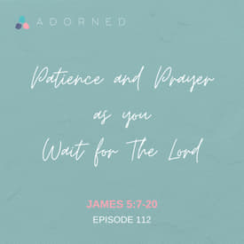 Ep. 112 - Patience and Prayer as You Wait for The Lord - James 5:7-20