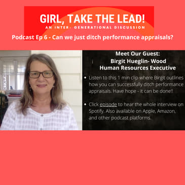 6. Can't we just ditch performance appraisals?