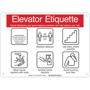 Elevator etiquette