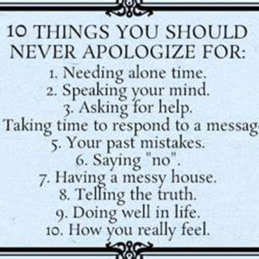 Episode 396: Things not to Apologize For