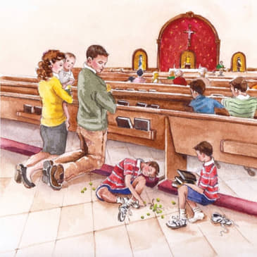 Anak-anak di Sakramen Ekaristi